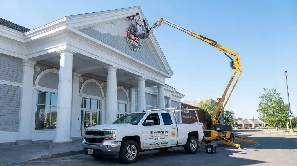 Commercial exterior painting contractor Cape Cod.